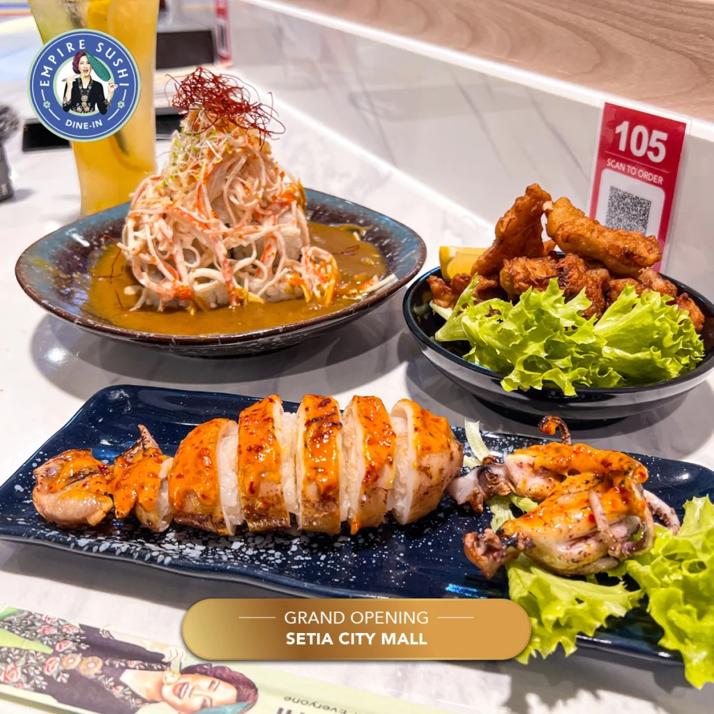 Empire Sushi Menu Items