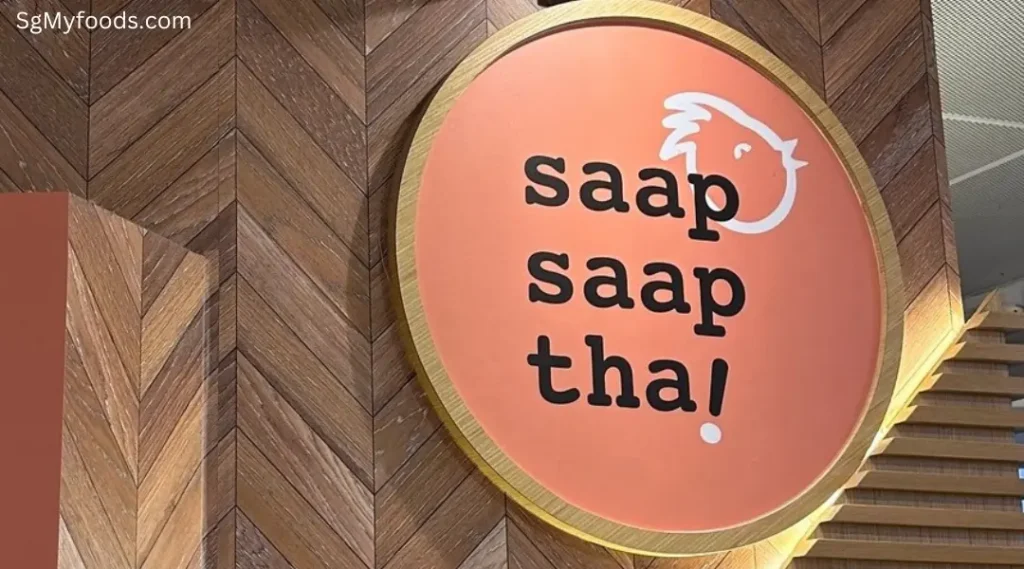 Saap Saap Thai Menu
