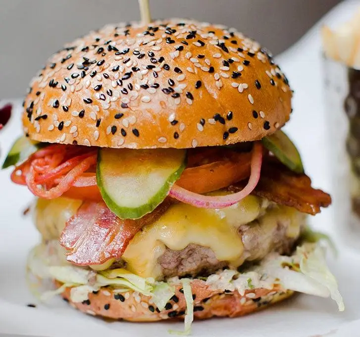 Burger & Lobster Menu Item