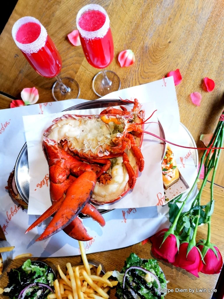 Burger & Lobster Menu Item