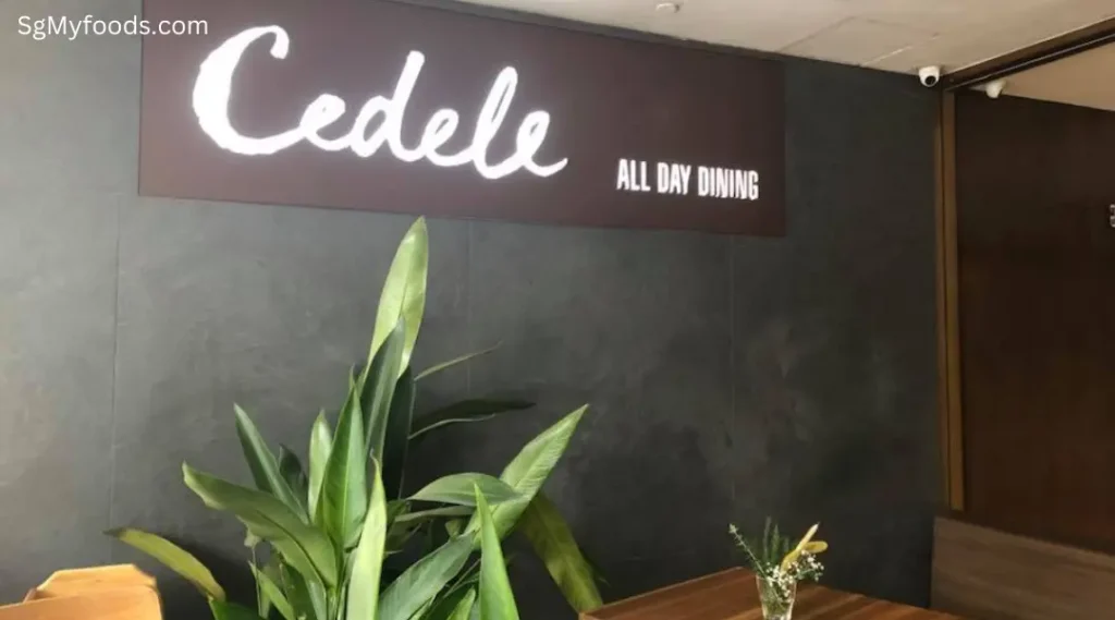 Cedele Menu Singapore