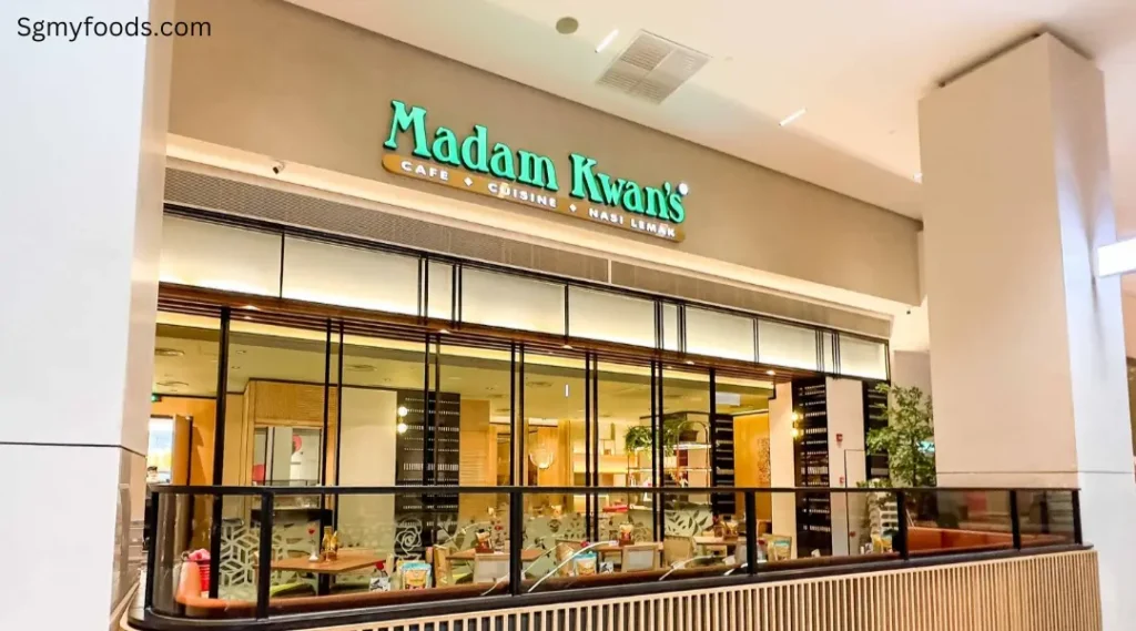 Madam Kwan Menu