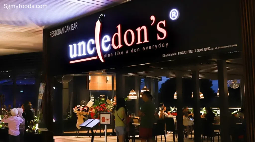 Uncle Don's Menu