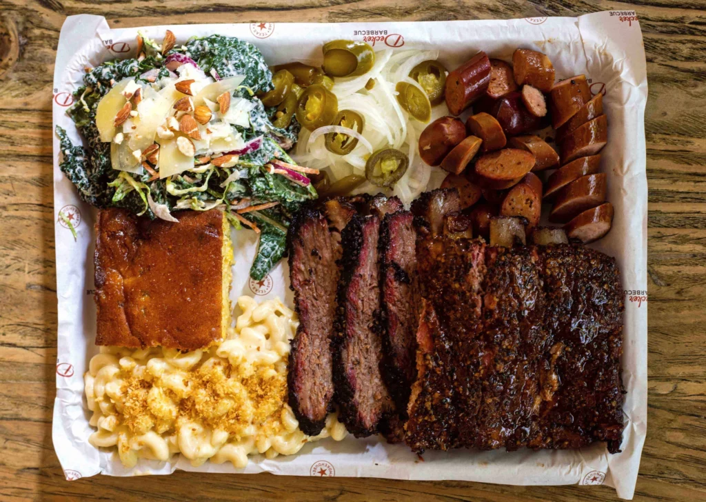 Decker barbecue Menu
