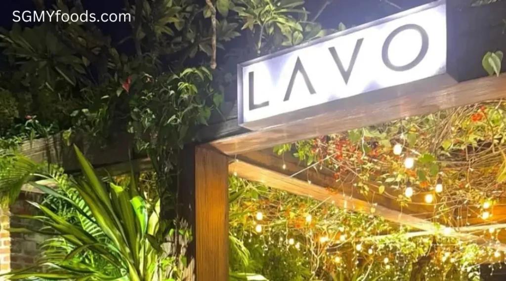Lavo Menu