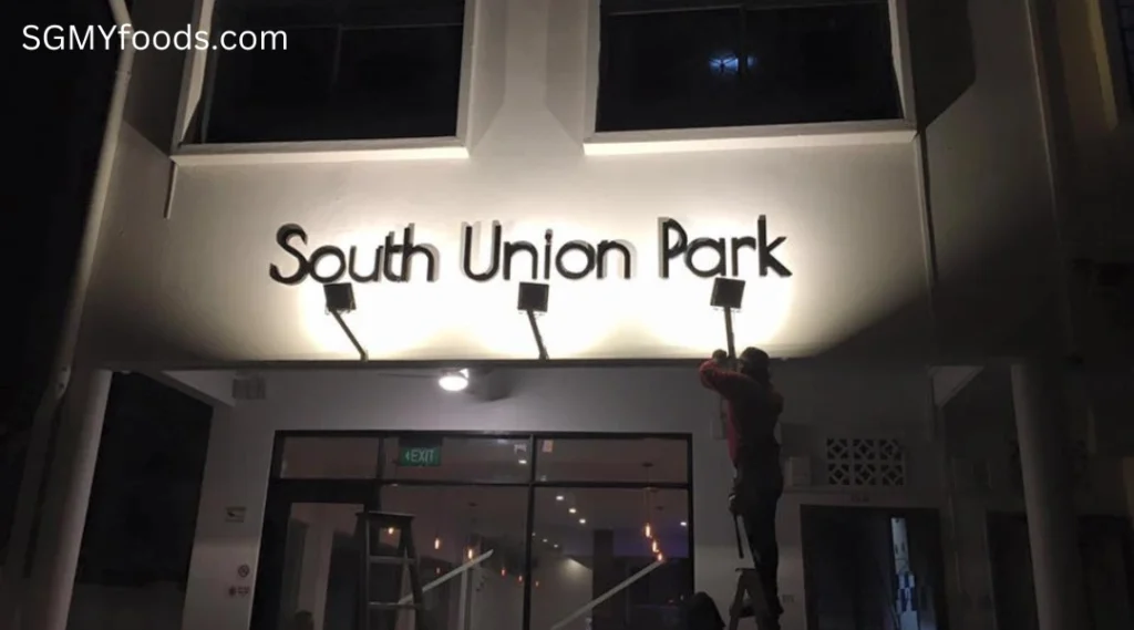South Union Park Menu