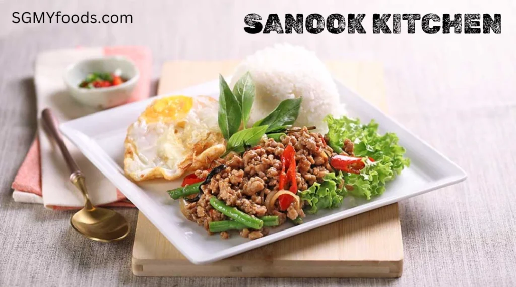 Sanook Kitchen Menu
