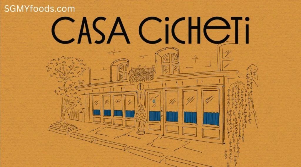 Casa Cicheti Menu