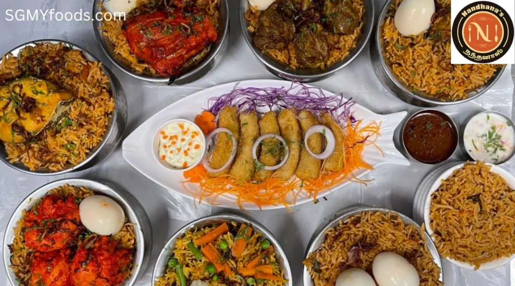 Nandhana's Restaurant Menu