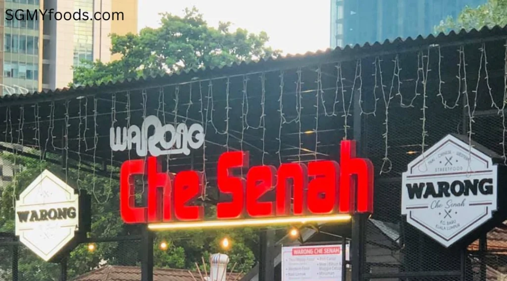 Warong Che Senah Menu