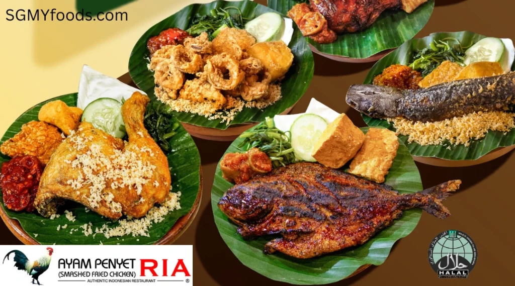 Ayam Penyet Ria Menu