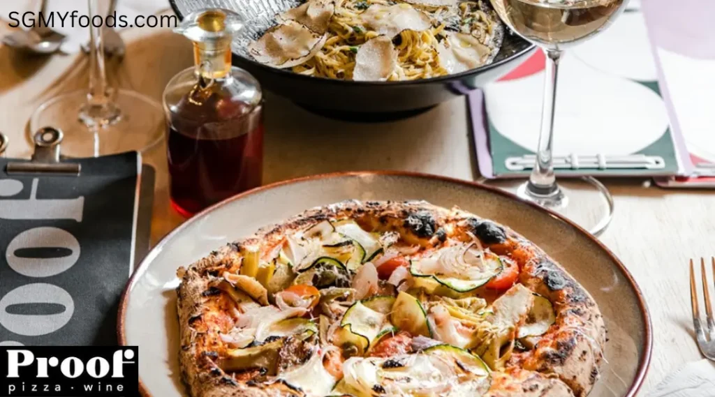 Proof Pizza + Wine Menu