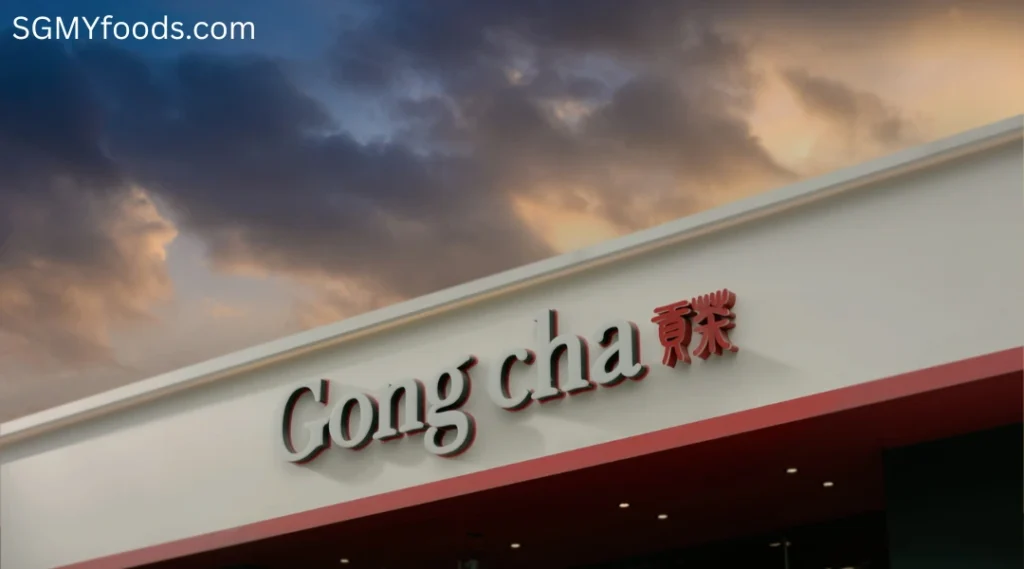 Gong Cha Menu