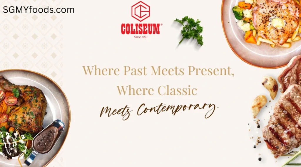 Coliseum Menu