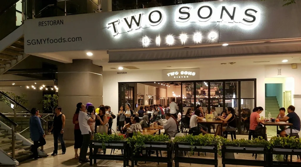 Two Sons Bistro Menu