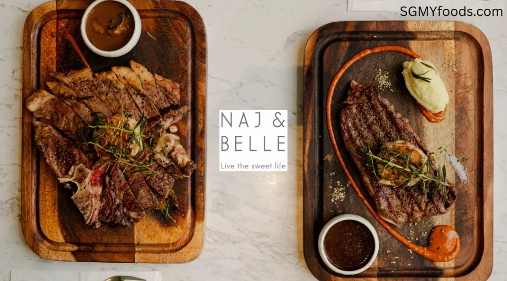 Naj & Belle Menu