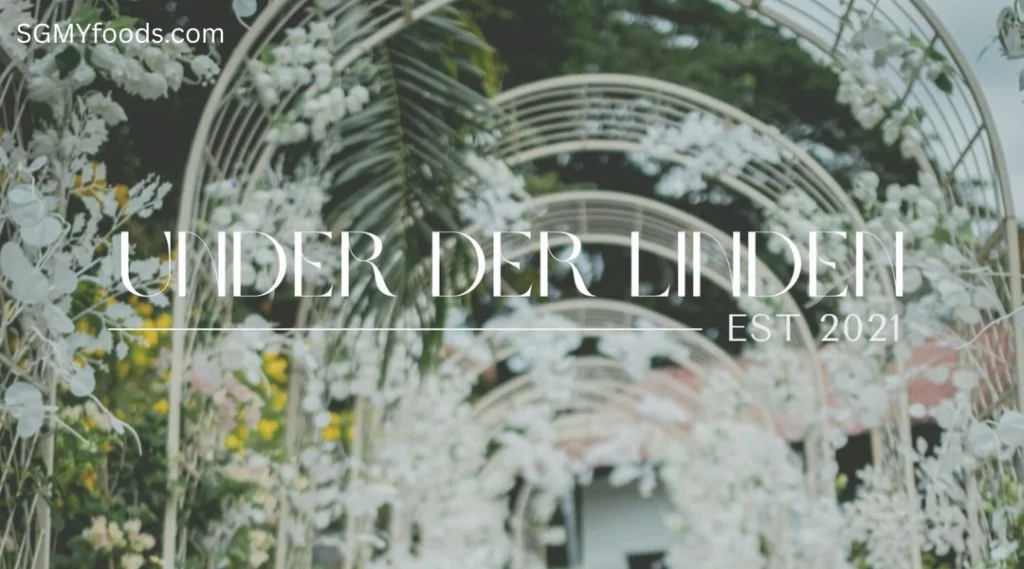 Under Der Linden Restaurant Menu