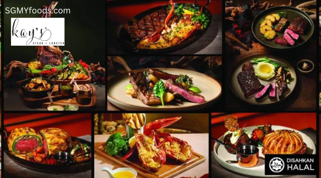 Kay's Steak & Lobster Menu