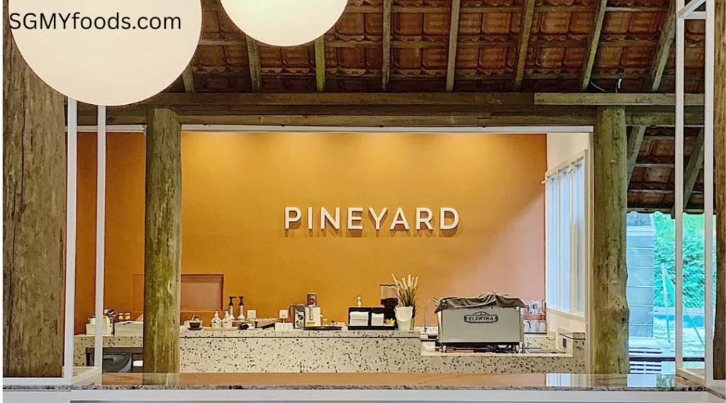 Pineyard Menu