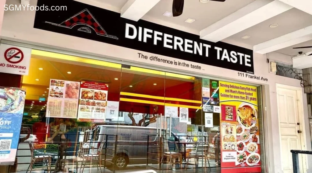 Different Taste Cafe Menu