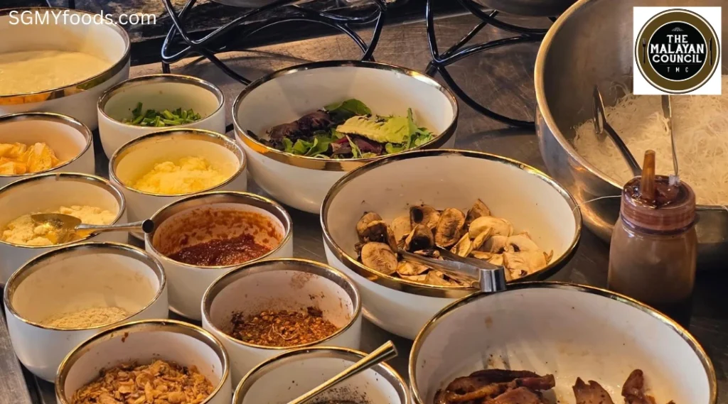 The Malayan Council Menu