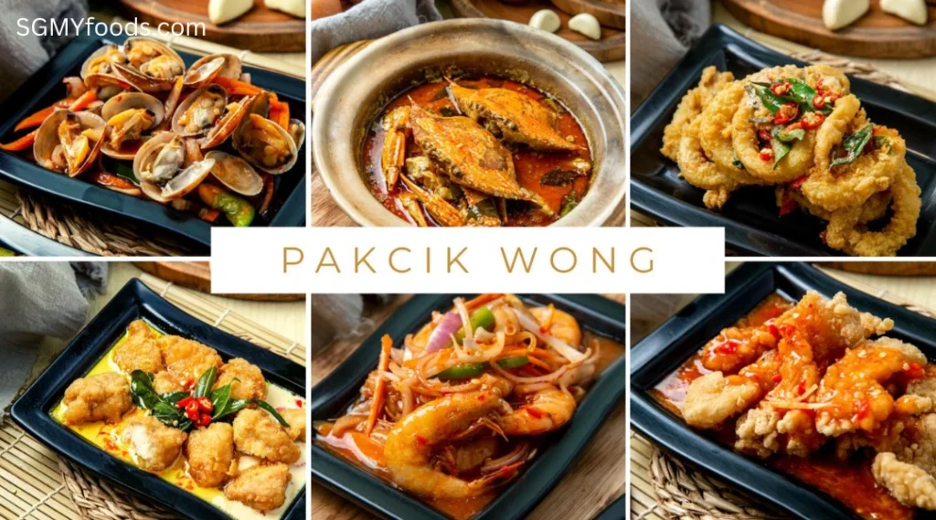 Restoran Pakcik Wong Menu
